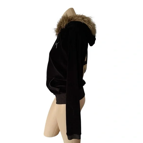 Victoria’s Secret Collegiate Collection I Love Bama Faux Fur Hoodie - Picture 7 of 14